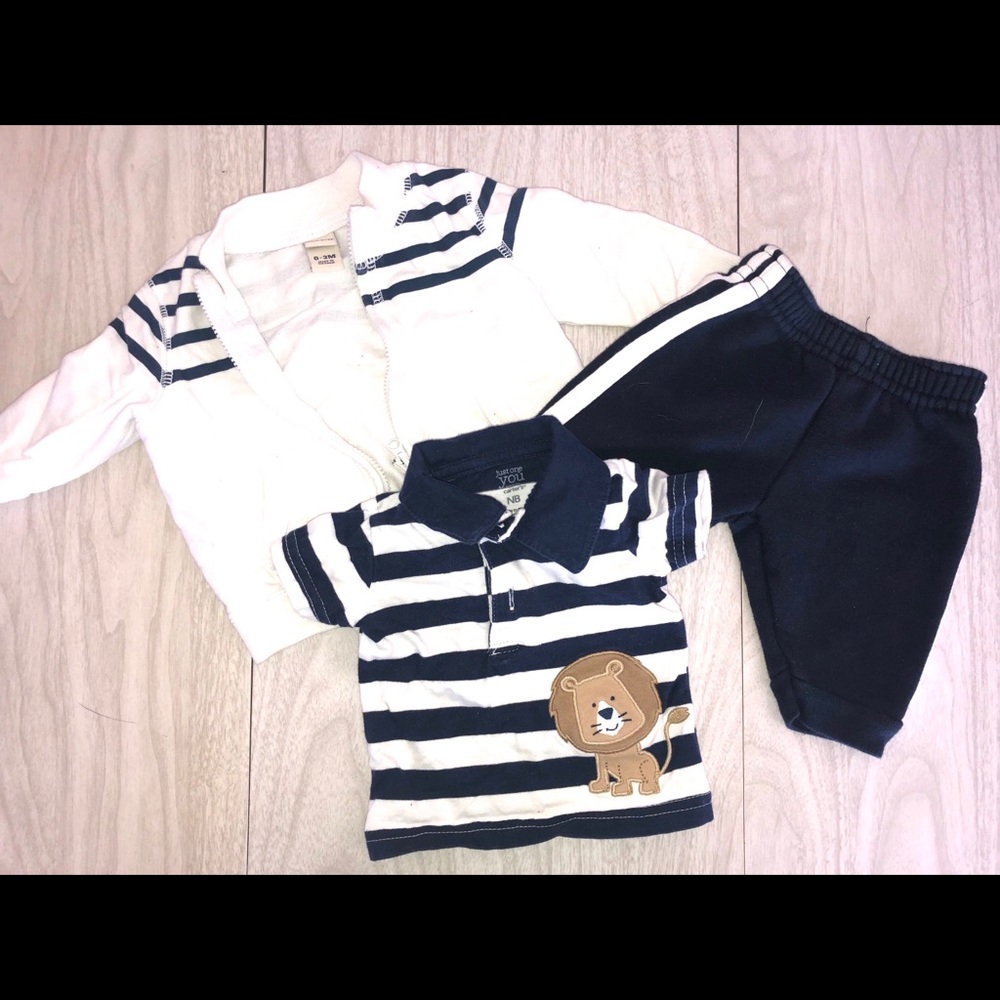 Cherokee sweater and Garanimals outfit
